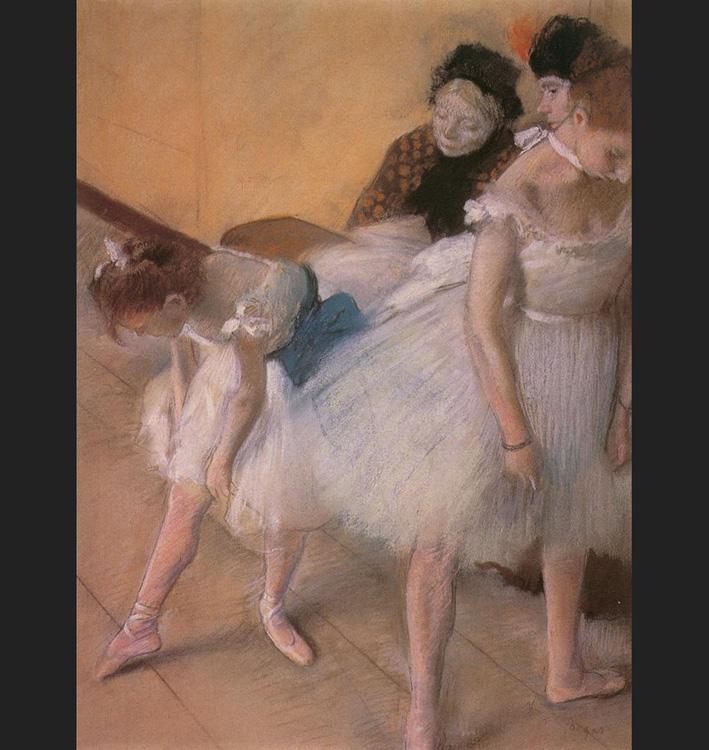 Edgar Degas Before the Rehearsal